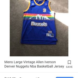 Allen Iverson Denver Nuggets Jersey
